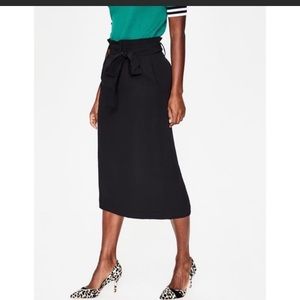Boden Melina paperbag midi skirt